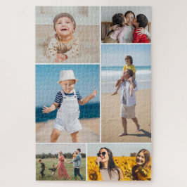 6枚のフォトコラージュを作成 ジグソーパズル
