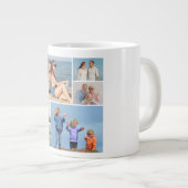 6枚のフォトコラージュを作成 ジャンボコーヒーマグカップ (正面右)