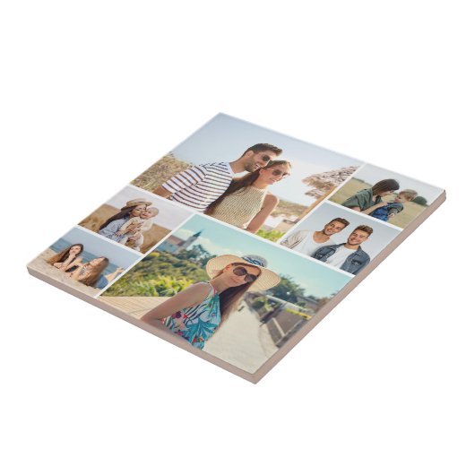 6枚のフォトコラージュを作成 タイル (側面)