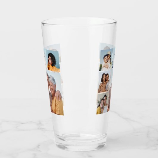 6枚のフォトコラージュを作成 タンブラーグラス (左)