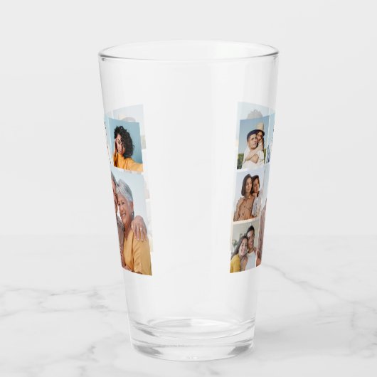 6枚のフォトコラージュを作成 タンブラーグラス (右)