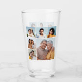 6枚のフォトコラージュを作成 タンブラーグラス (正面)