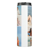 6枚のフォトコラージュを作成 タンブラー (裏面)