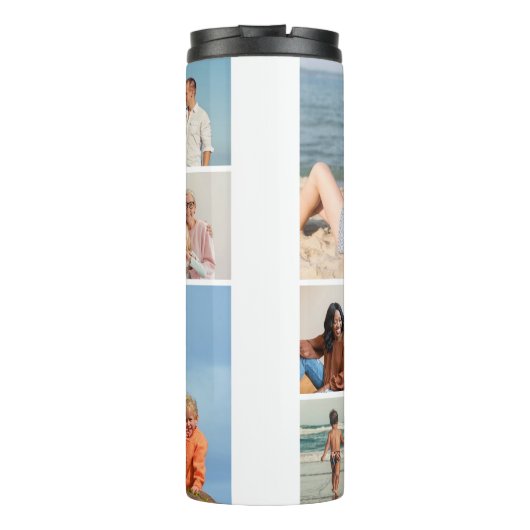 6枚のフォトコラージュを作成 タンブラー (裏面)