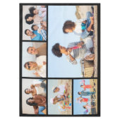 6枚のフォトコラージュを作成 テーブルクロス (正面)