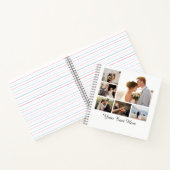 6枚のフォトコラージュを作成 ノートブック (内部)