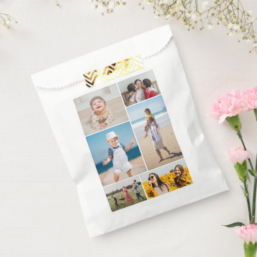 6枚のフォトコラージュを作成 フェイバーバッグ (封をした状態)