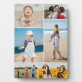 6枚のフォトコラージュを作成 フォトプラーク (正面)