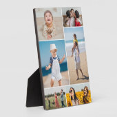 6枚のフォトコラージュを作成 フォトプラーク (側面)