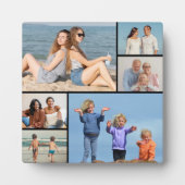 6枚のフォトコラージュを作成 フォトプラーク (正面)