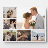 6枚のフォトコラージュを作成 フォトプラーク (正面)