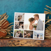 6枚のフォトコラージュを作成 フォトプラーク (側面)