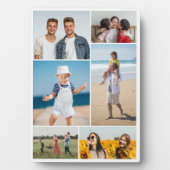 6枚のフォトコラージュを作成 フォトプラーク (正面)