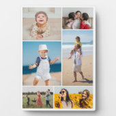 6枚のフォトコラージュを作成 フォトプラーク (正面)