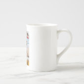 6枚のフォトコラージュを作成 ボーンチャイナマグカップ (右)