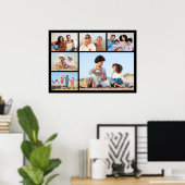 6枚のフォトコラージュを作成 ポスター (ホームオフィス)