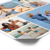 6枚のフォトコラージュを作成 ポスター (角)