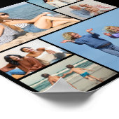 6枚のフォトコラージュを作成 ポスター (角)