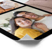 6枚のフォトコラージュを作成 ポスター (角)