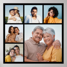 6枚のフォトコラージュを作成