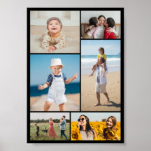 6枚のフォトコラージュを作成