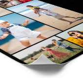 6枚のフォトコラージュを作成 ポスター (角)