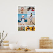 6枚のフォトコラージュを作成 ポスター (キッチン)