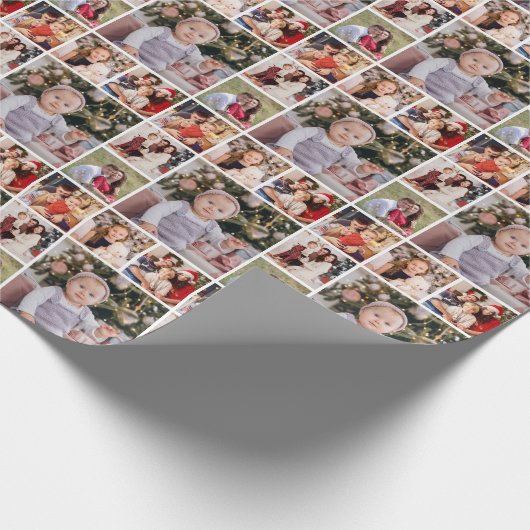 6枚のフォトコラージュを作成 ラッピングペーパー (角)