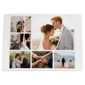 6枚のフォトコラージュを作成 ラージペーパーバッグ (正面)