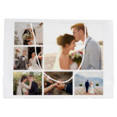 6枚のフォトコラージュを作成 ラージペーパーバッグ (裏面)