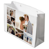 6枚のフォトコラージュを作成 ラージペーパーバッグ (裏面アングル)