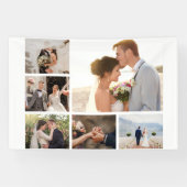 6枚のフォトコラージュを作成 横断幕 (横)