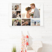 6枚のフォトコラージュを作成 横断幕 (インサイチュ)