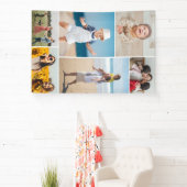 6枚のフォトコラージュを作成 横断幕 (インサイチュ)