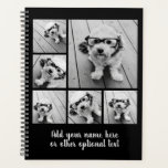 6枚のフォトコラージュオプション文字 – 黒を編集可能 プランナー手帳<br><div class="desc">この写真お気に入りのテンプレートにおもしろいを追加します。このグリッドには、正方形の写真や任意の写真を使用できます。</div>