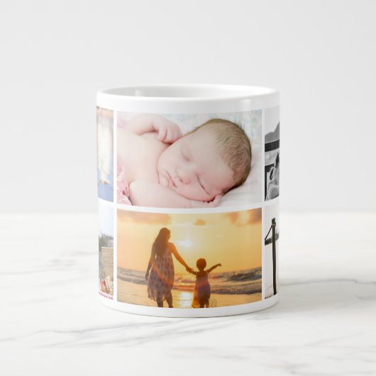 6枚のフォトコーヒーマグを追加 ジャンボコーヒーマグカップ (正面)