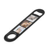 6枚のフォトバーパーソナライズされた鍵 スピード栓抜き (裏面アングル)