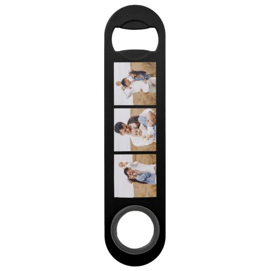 6枚のフォトバーパーソナライズされた鍵 スピード栓抜き (正面)