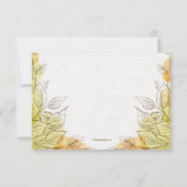 6枚のランタンRSVPカード 招待状 (裏面)