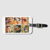 6枚の写真のギャラリパーソナライズされたー ラゲッジタグ (正面横)