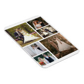 6枚の写真のコラージュ結婚を作成 マグネット (右側)