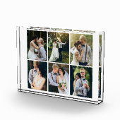 6枚の写真のパーソナライズされたギャラリー フォトブロック (右)