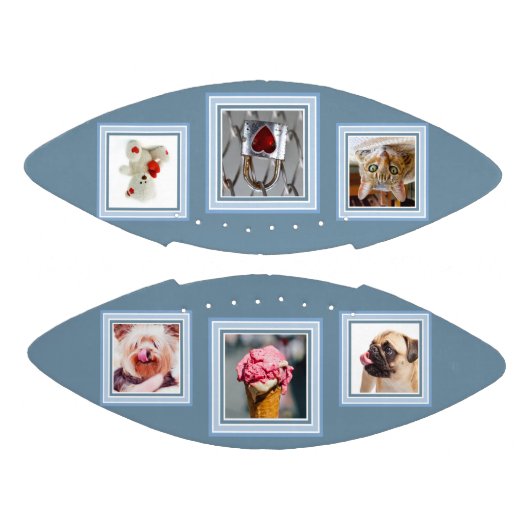 6枚の写真のミニフットボール アメリカンフットボール (パネル)