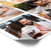 6枚の写真やる気を起こさせるコラージュが可能 ポスター (角)