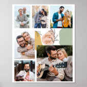 6枚の写真やる気を起こさせるコラージュが可能 ポスター (正面)