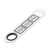 6枚の写真をアップロード&追加文字-カスタマイズ写真 スピード栓抜き (正面アングル)