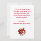 6枚の写真をコラージュ | ジョイ・クリスマス シーズンカード (裏面)