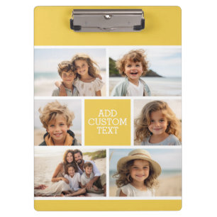 6枚の写真を使用しカスタムてフォトコラージュを作成する クリップボード