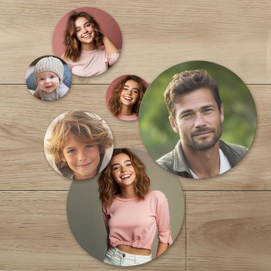 6枚の写真を追加して独自のコラージュを作成 コンフェッティ