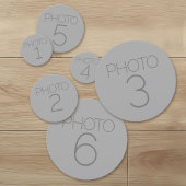 6枚の写真を追加して自分で作成 コンフェッティ